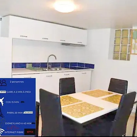 F2 Independant Proche Paris Stade 2 France Aerocdg Apartment